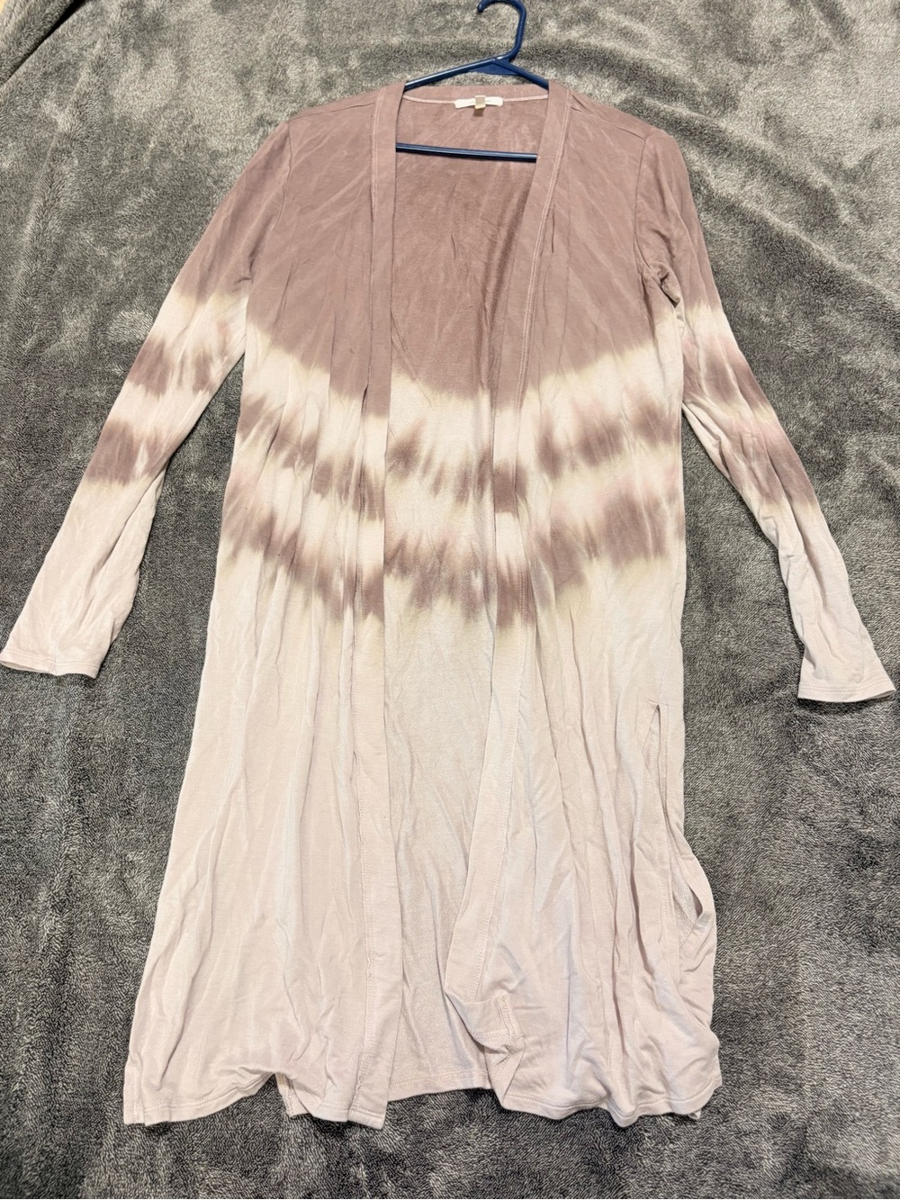 Maurices Dusty Mauve Open Front Cardigan